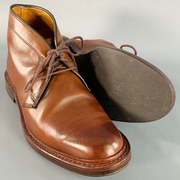 ALLEN EDMONDS Size 7 Dundee Brown Leather Chukka Ankle Boots main image 6